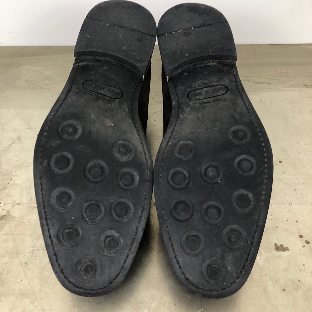 Saks Fifth Avenue Suede Brogue Wingtip Loafer - Picture 6 of 7
